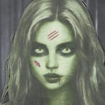malowanie twarzy zombie
